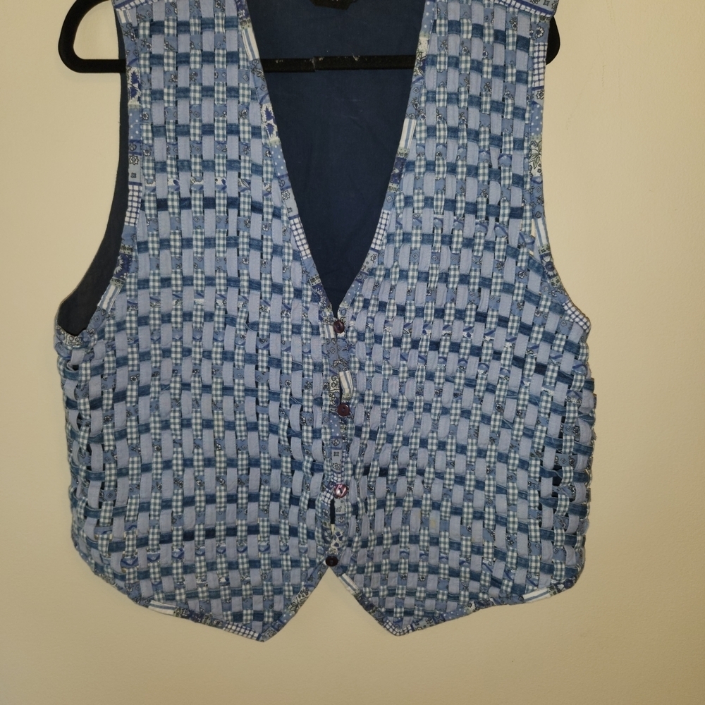 Stylish Blue Denim Vest for Women